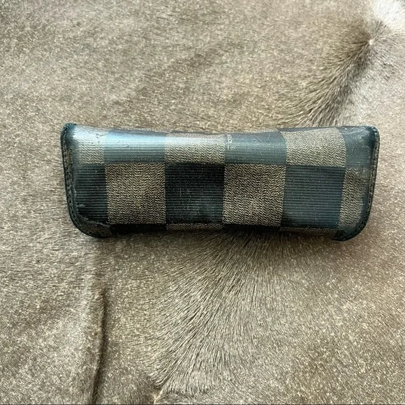 FENDI VTG Aviator Gold Rimmed Oval Logo Singlasses - Picture 12 of 14